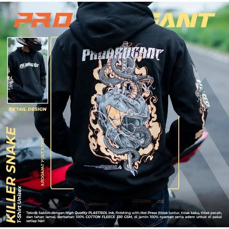 Hoodie pro arogant premium fleece 330gsm