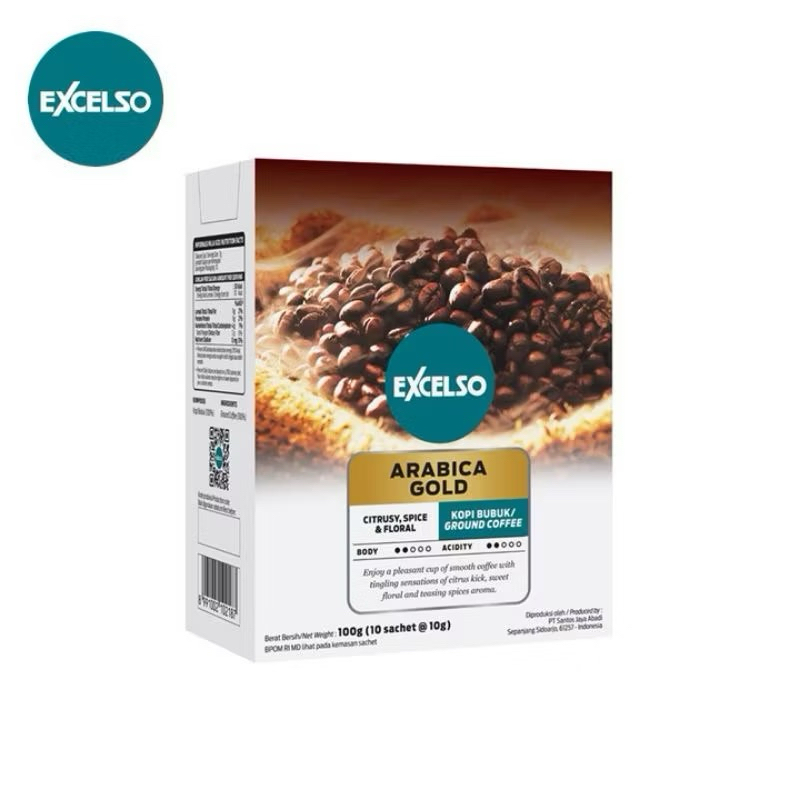 

Excelso Arabica Gold Kopi 10x10gr