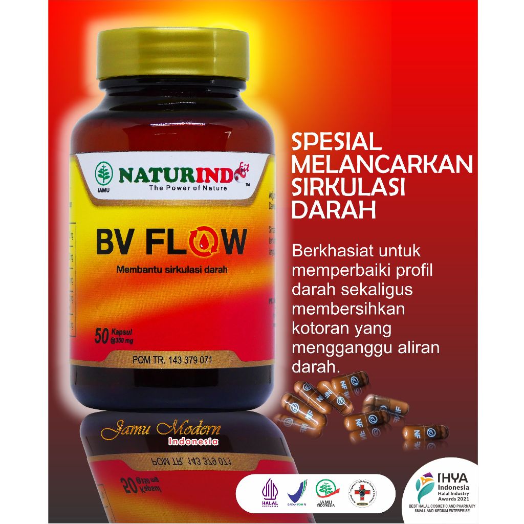 BV FLOW Obat Herbal Kesemutan, Melancarkan Darah Tersumbat,