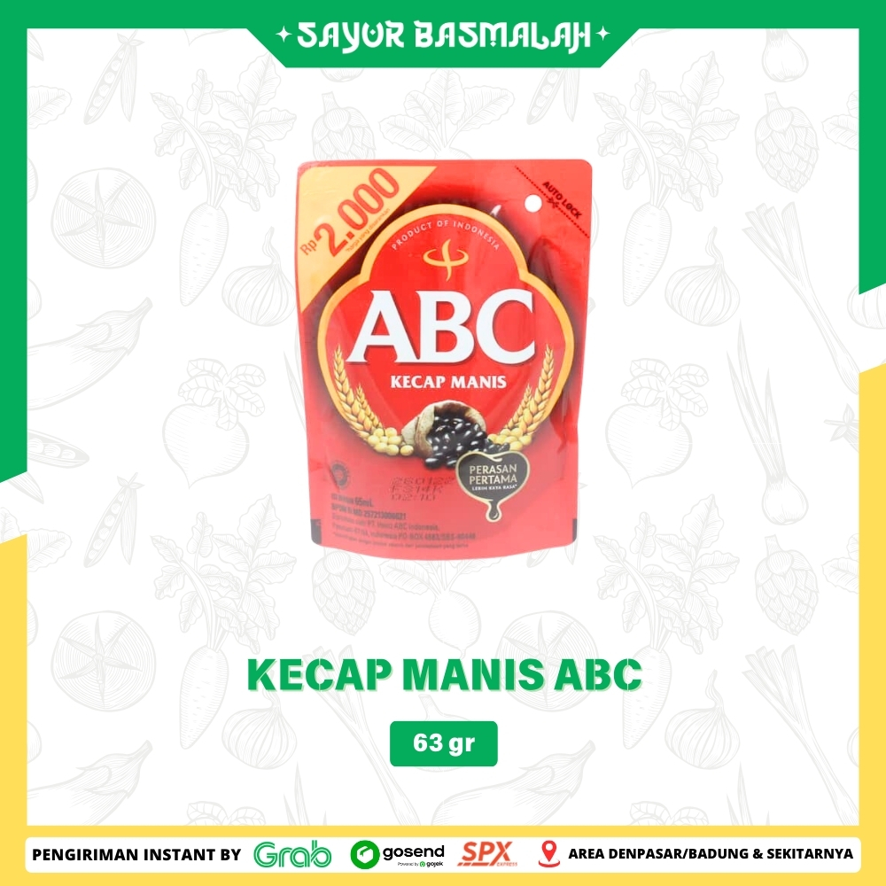 

Kecap Manis Abc 63gr - Sayur Basmalah