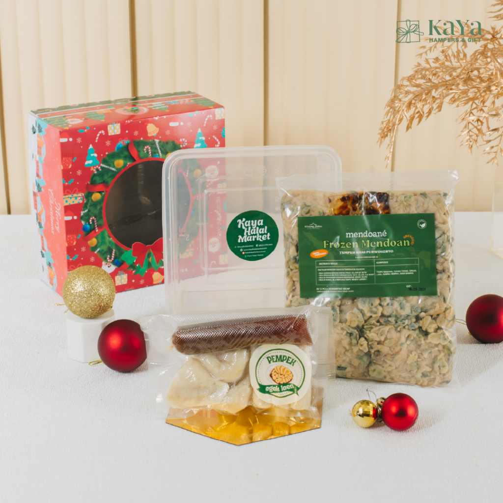 

Parsel Holiday Flavor Hampers Natal Pempek, Tempe Mendoan Frozen Kaya Hampers and Gift