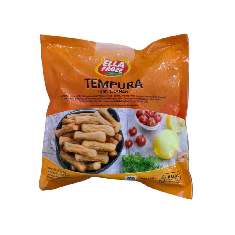 

ELLAFROZE TEMPURA IKAN 500 GR