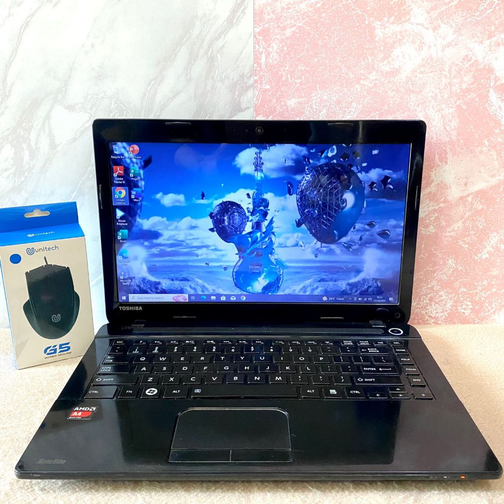 Laptop Toshiba C40D-A Amd A4-5000 Ram 8Gb Ssd 128Gb
