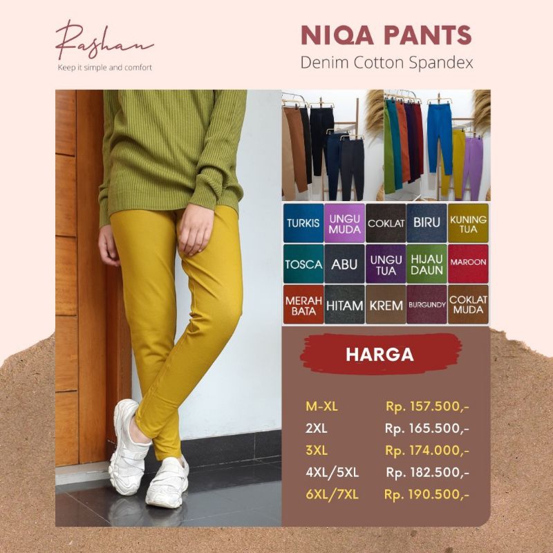 Celana Pensil Denim dari Rashan