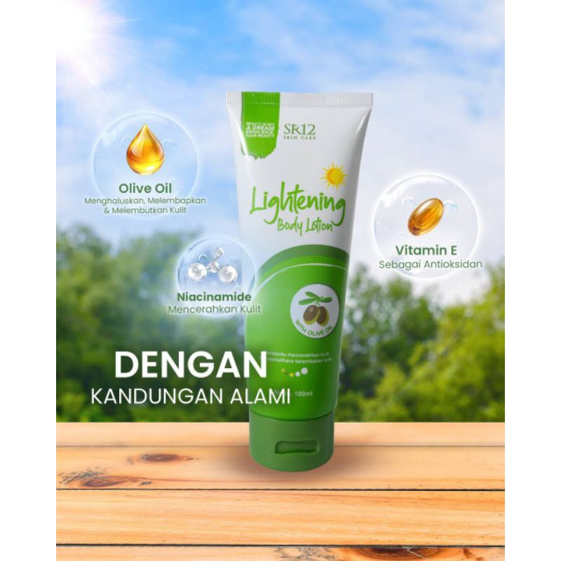 Lightening Body Lotion Sr12 Hembody Untuk Mencerahkan Dan Melindungi Kulit Dari Pengaruh Buruk Sinar