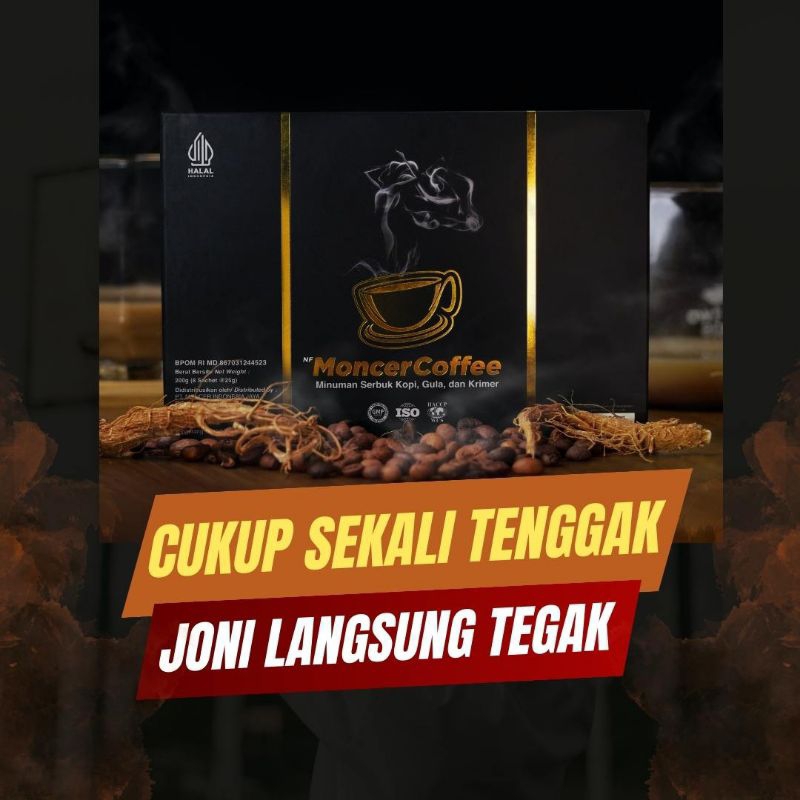 

MONCEER Coffee ASLI Original | Obat Stamina Kuat Tahan lama Pria Perkasa - Tahan Sampai Pagi Di Ranjang BPOM HALAL