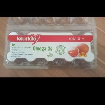 

telur ayam omega 3 isi 10 butir plus packing aman