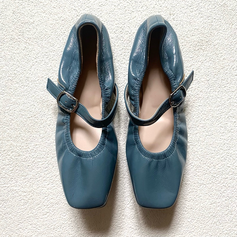 [NEW & READY] SAPPUN LITIEN ENAMEL MARYJANE BALLET / FLAT SHOES