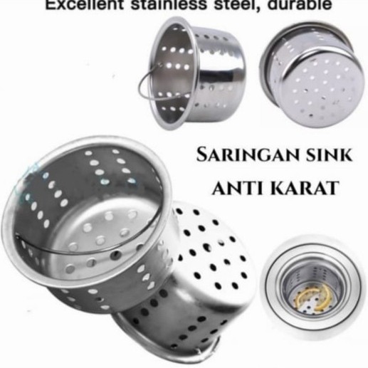 Kain Saringan Wastafel Cuci Piring Dapur Kantong Sampah / Saringan Afur / Saringan Sink Bekas Cuci P