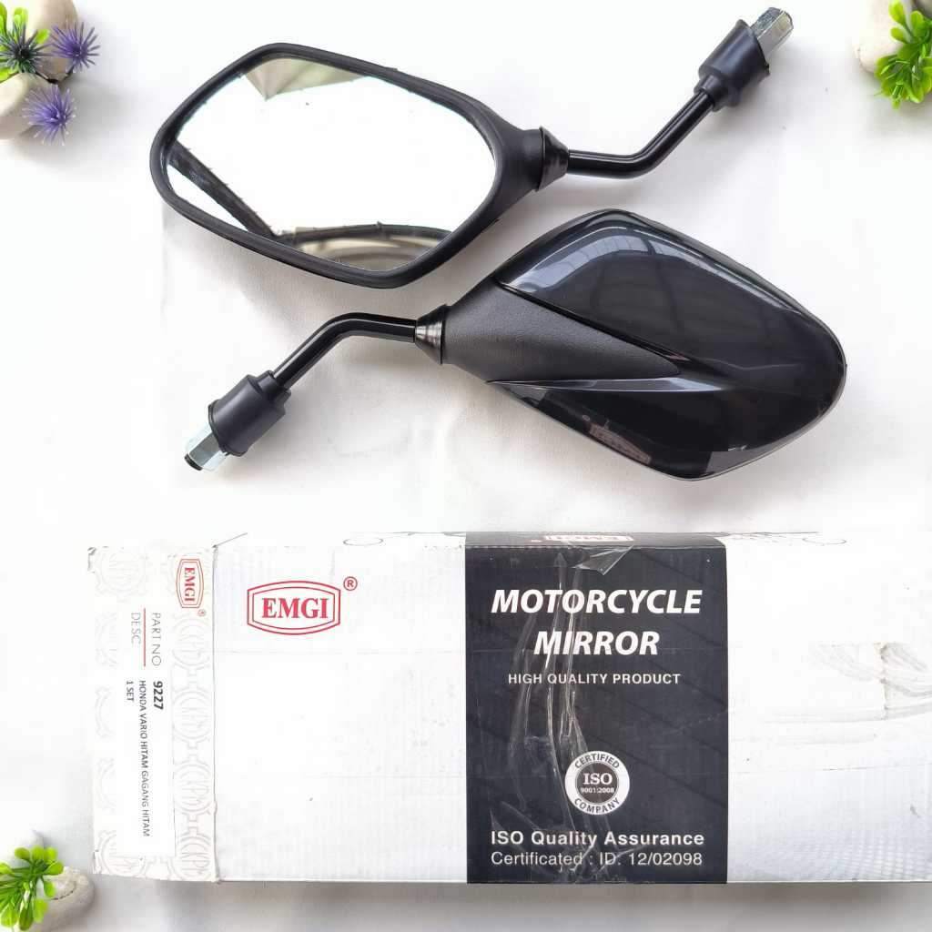 SPION MOTOR VARIO LAMA 110 TECHNO KARBU KACA CEMBUNG PENDEK EMGI 9227