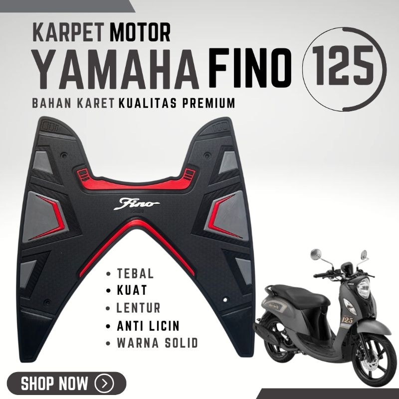 PIJAKAN ALAS KARPET MOTOR FINO 125 AKSESORIS FINO VARIASI FINO