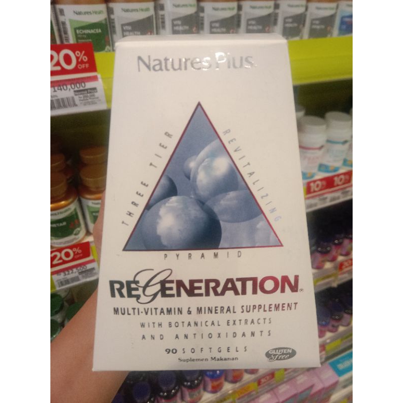 Nature Nature's Natures Plus REGENERATION multivitamin & mineral 90 softgels - REGENERATION