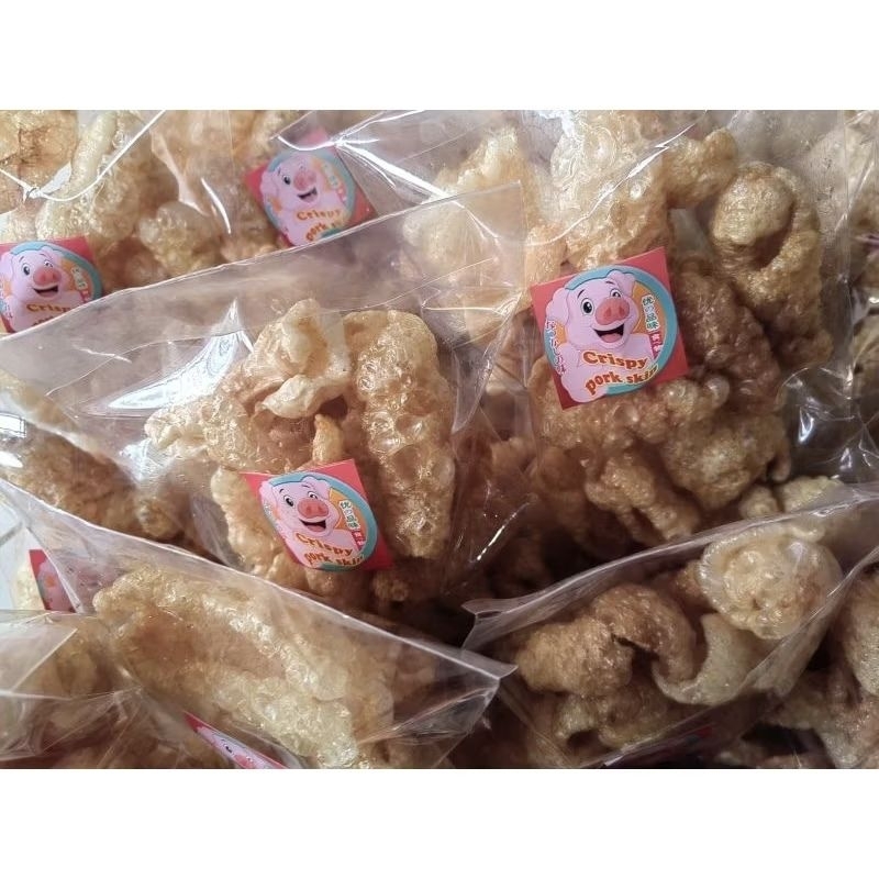 

Bakphe kulit babi kerupuk jangek 55gr 8pcs +2pcs