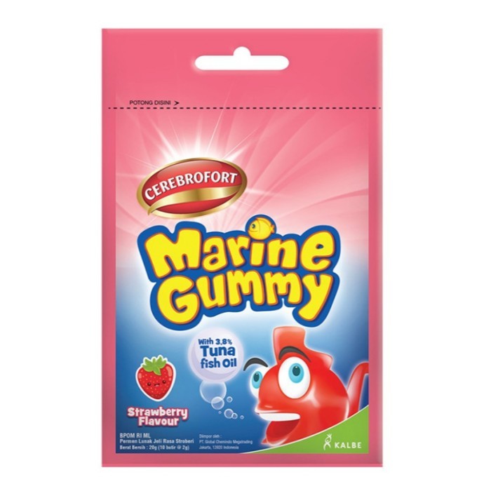 

CEREBROFORT MARINE GUMMY STRAWBERRY 20GR