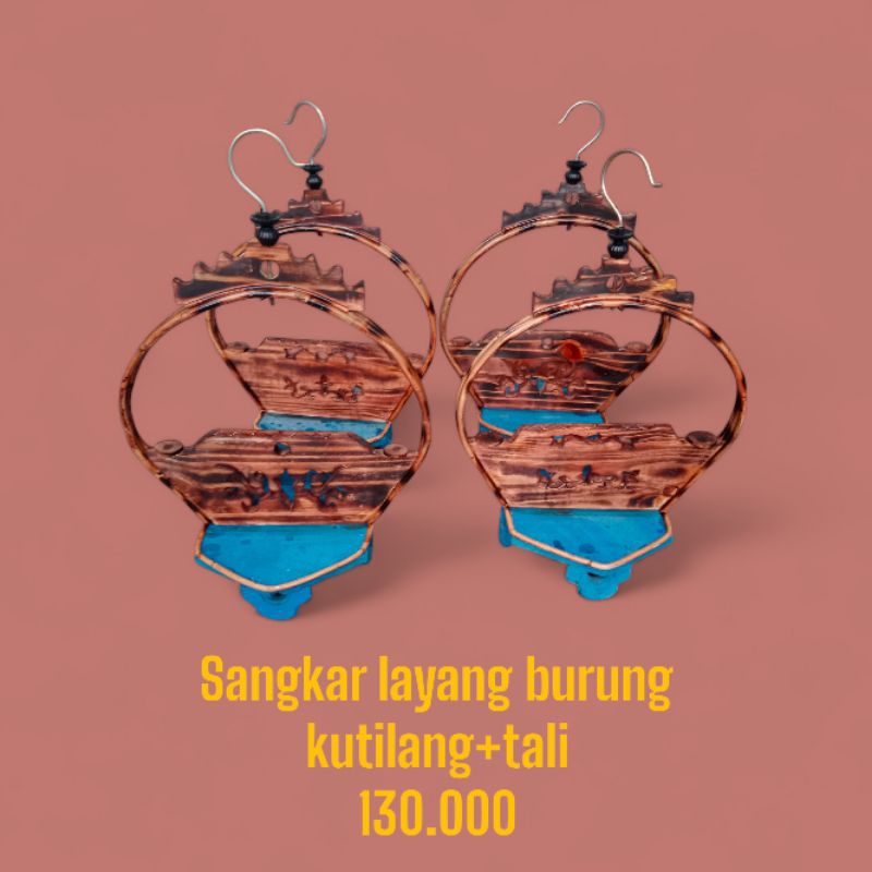sangkar layang burung kutilang + tali