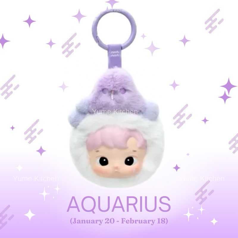 

[Authentic 100%] Opened Blind Box • Pop Mart Hacipupu The Constellation Series Vinyl Plush Blind Box - Gantungan Boneka Zodiac Sagittarius, Aries, Virgo, Taurus, Leo, Capricorn, Cancer, Pieces, Scorpio, Gemini, Aquarius, Libra