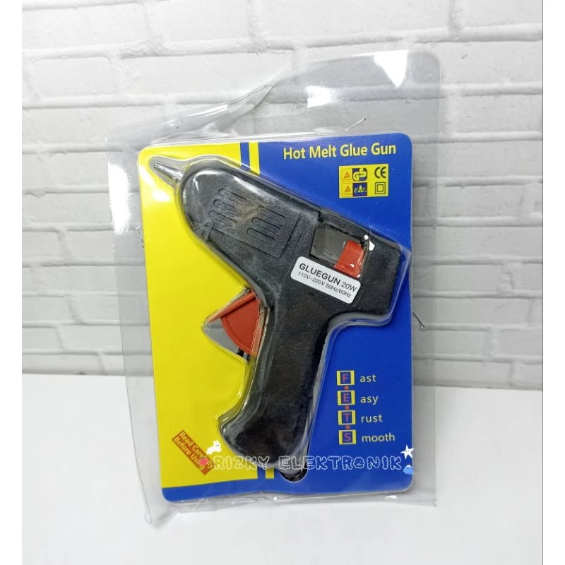 

PROMO Alat Lem Tembak Glue Gun Hot Melt Pistol Panas On Off 40watt Mini 40w Kerajinan Tangan Pita Kain