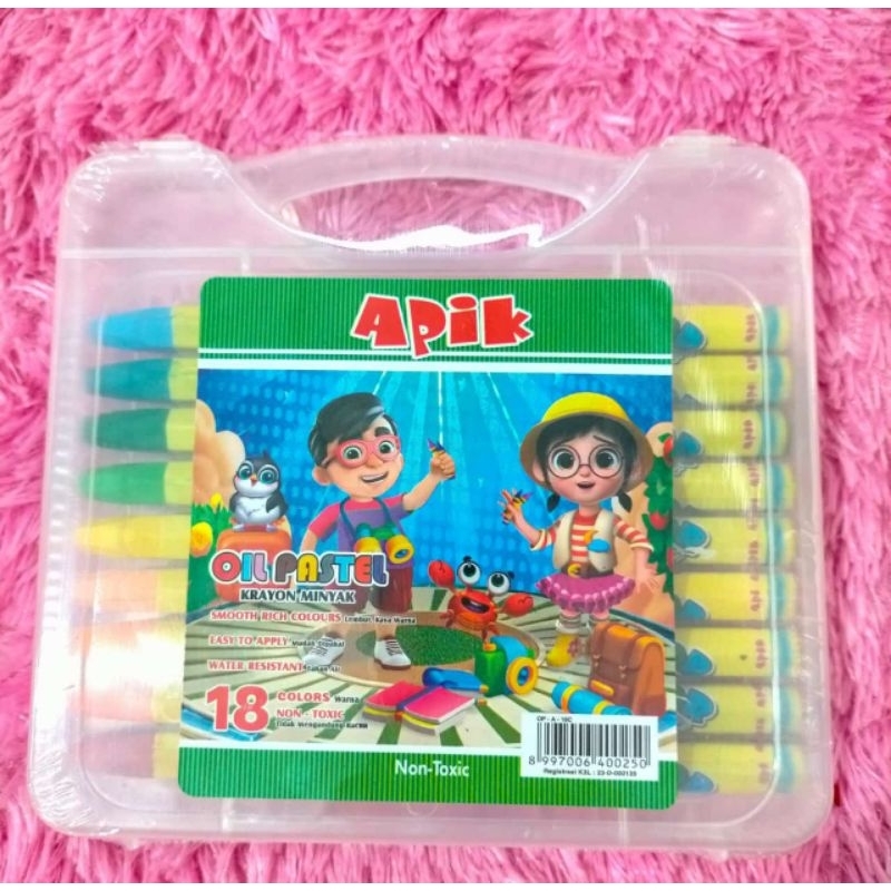 

Crayon box isi 18pcs ready