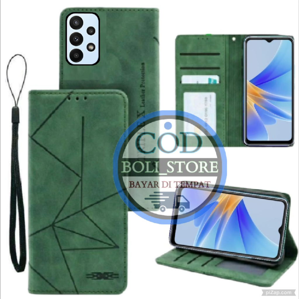CASE HP SAMSUNG A32 5G Flip Motif Dompet Casing HP Flip Motif Wallet Leather SAMSUNG A32 5G