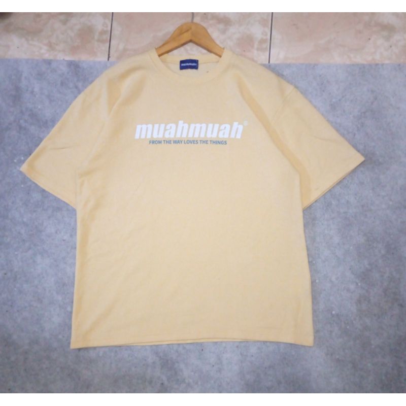 kaos yellow MUAH ~MUAH second