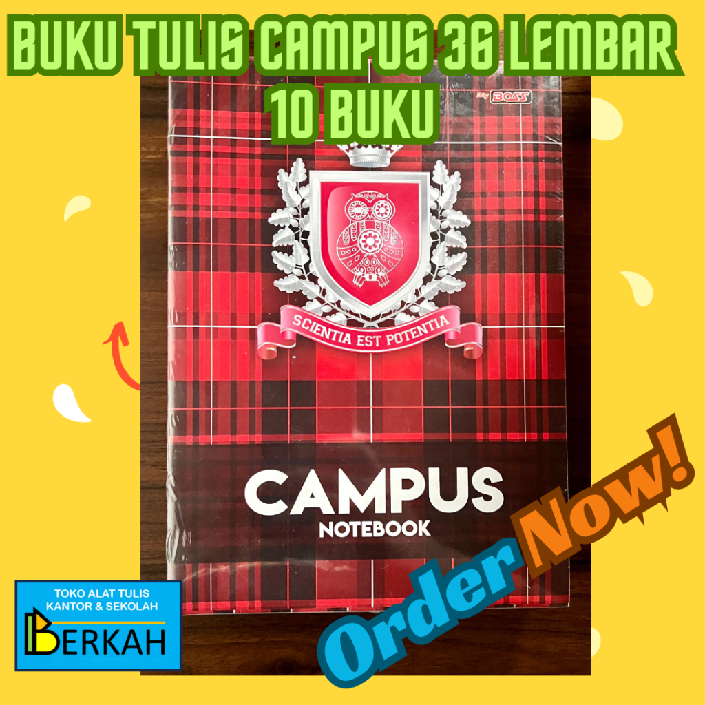 

Buku Tulis Campus 36 Lembar isi 10 Buku