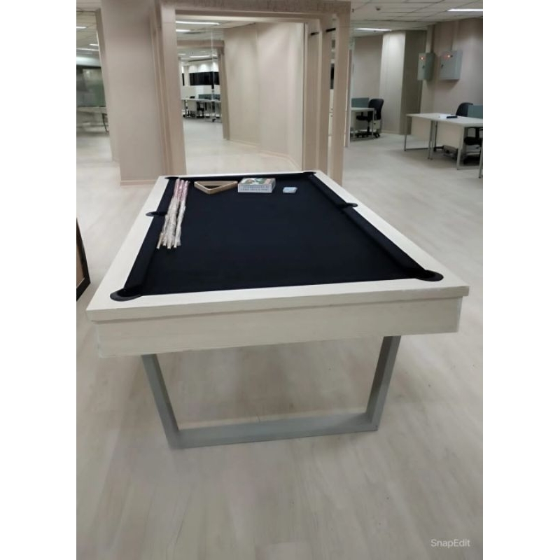 Billiard biliard bilyar pool table 7feet full rangka besi set perlengkapan bermain