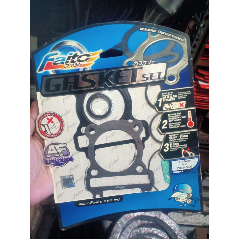 GASKET TOPSET FAITO RACING YAMAHA MIO OLD SPORTY SOUL 58.5 FAITO RACING
