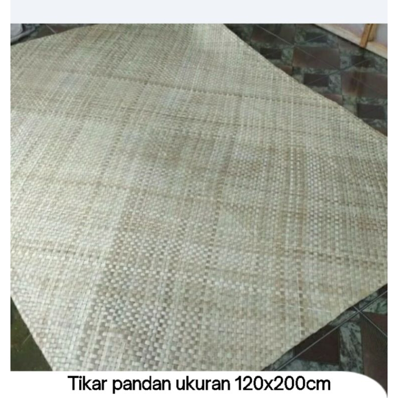 Tikar pandan tikar anyaman dari bahan pandan tikar tradisional ukuran 120x200cm