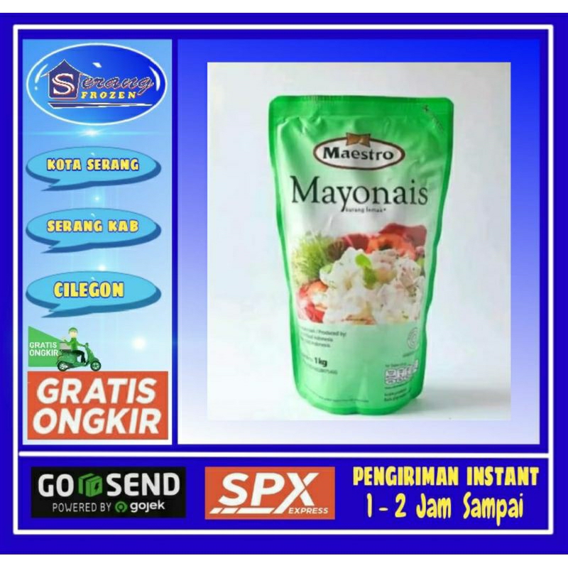 

Mayonaise Maestro 1Kg, Mayonis, Frozen Serang