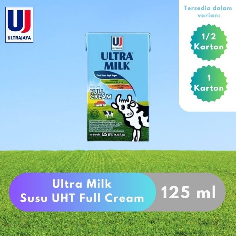 

Susu Ultra UHT Full Cream 125 ml