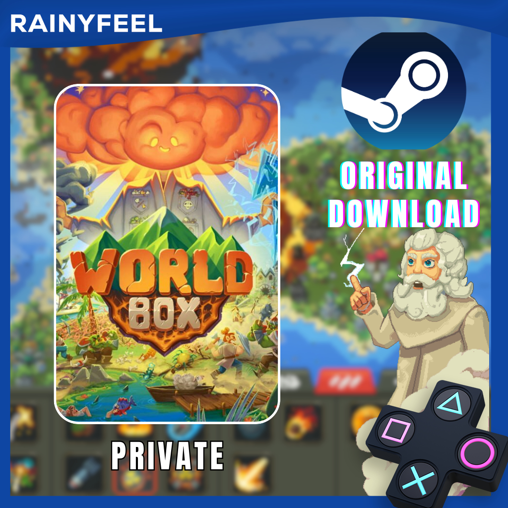 [BONUS STEAM KEY] WorldBox STEAM / Fresh / 0 Hour / Game PC / Games Computer / Original Steam Downlo
