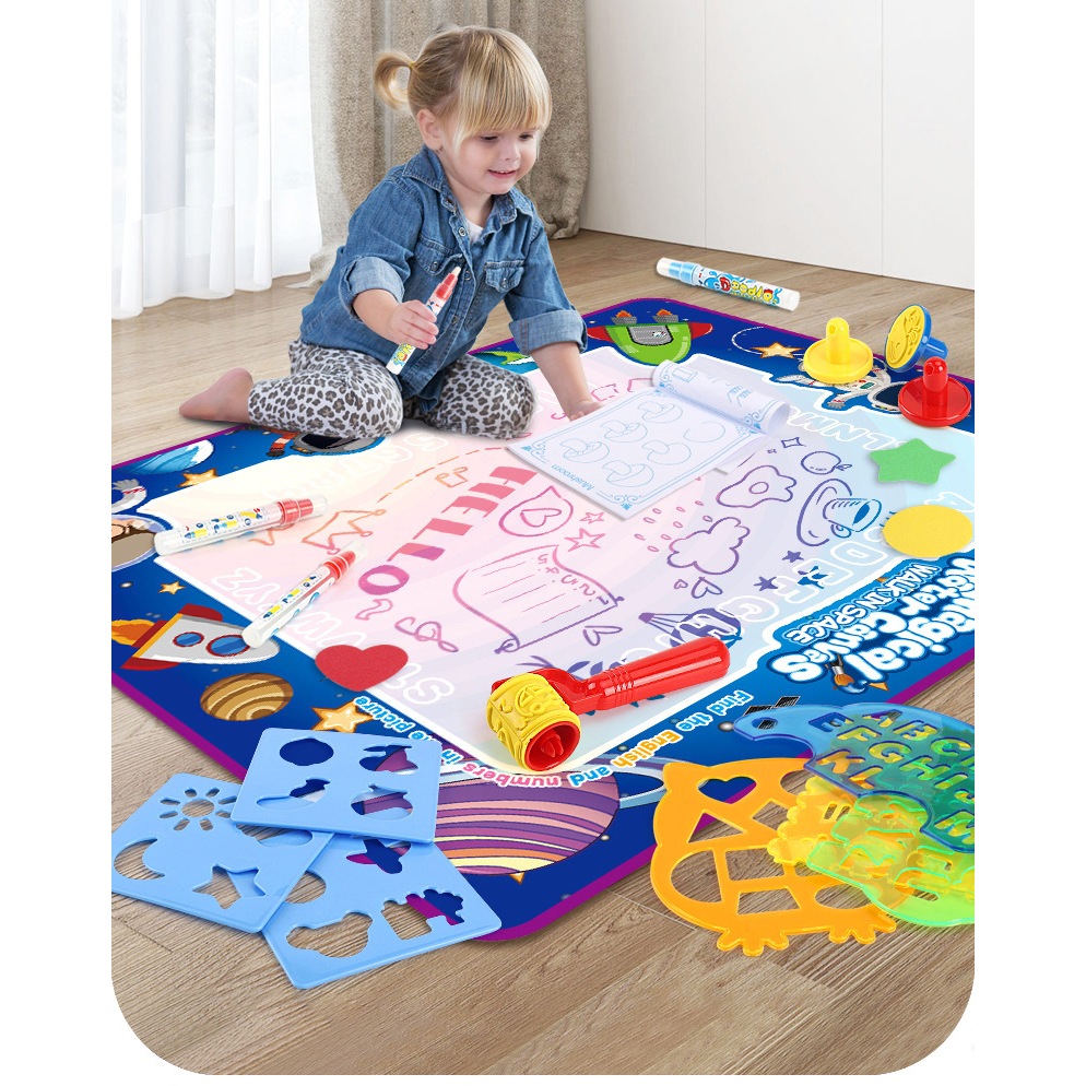 

80*60CM Kanvas Menggambar Melukis Anak dengan Spidol Air /Magical Water Canvas / Canvas Doodle anak-anak