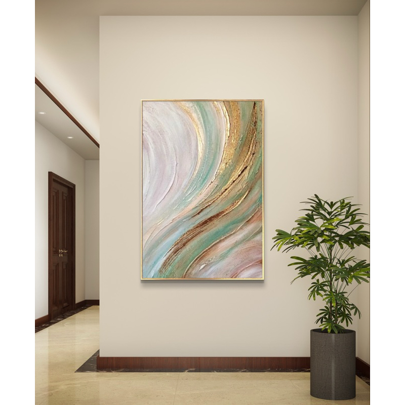 Lukisan minimalis modern abstrak