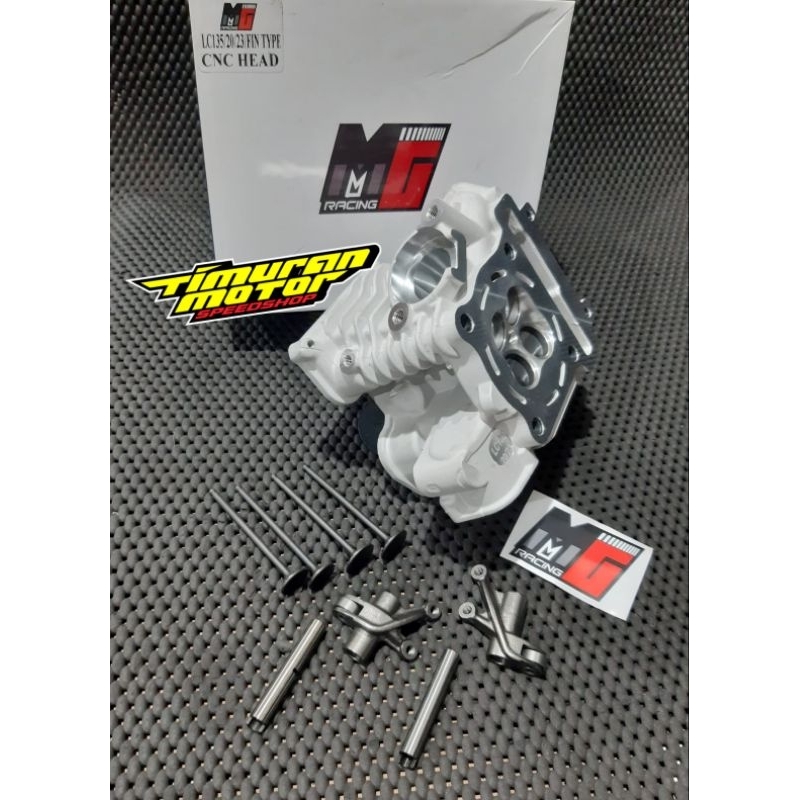 CYLINDER KOP HEAD MG RACING MX 20 23 SIRIP