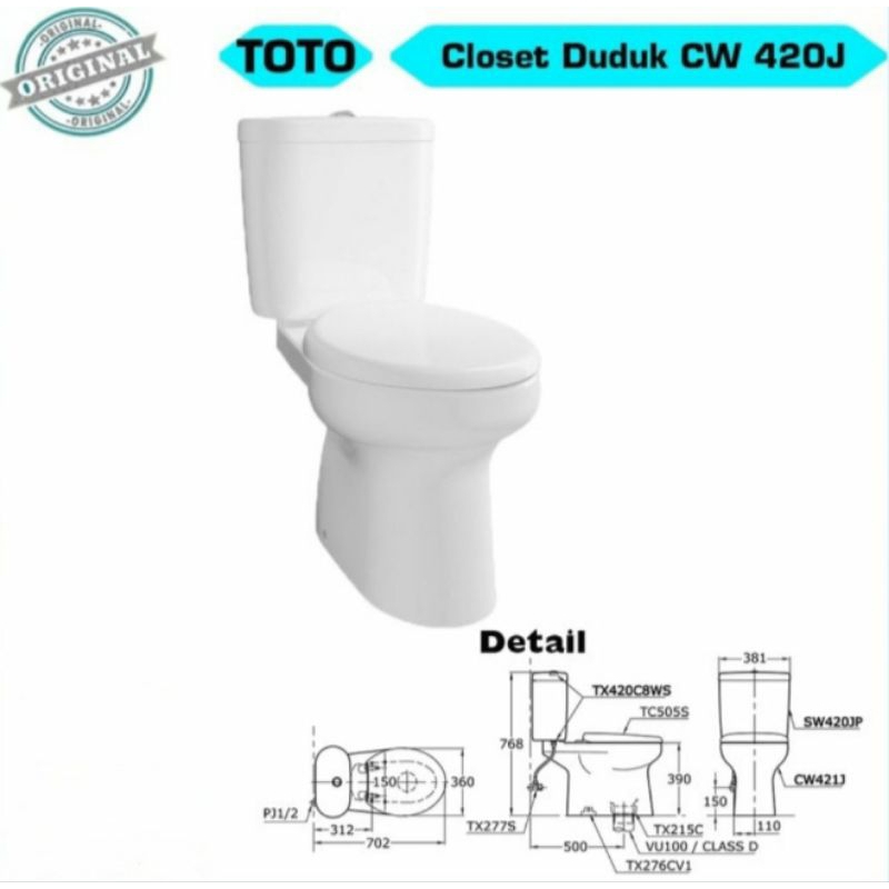 Closet Duduk Toto CW420