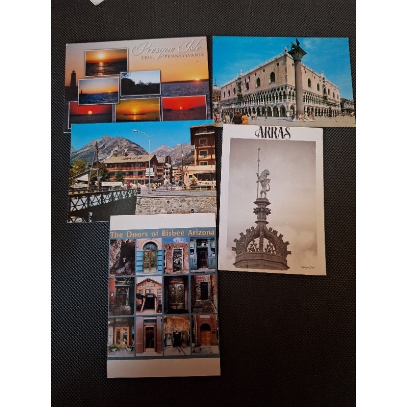 

5 kartu pos random luar negri/random sale postcard