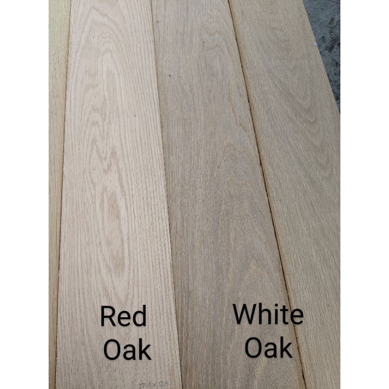 veneer white oak 2mm x 12 x 28 - 56 cm kayu ek kering oven