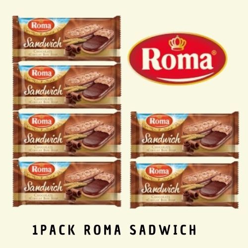 

1 PACK ROMA SANDWICH KACANG / COKLAT 1 PACK ISI 7PCS