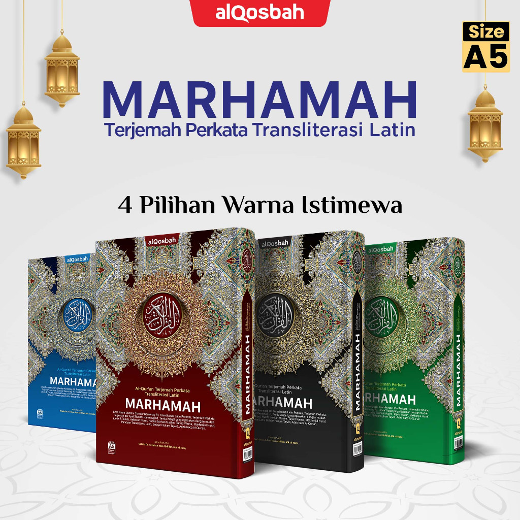 

Al Quran Marhamah Perkata Latin A5 - Al Qosbah