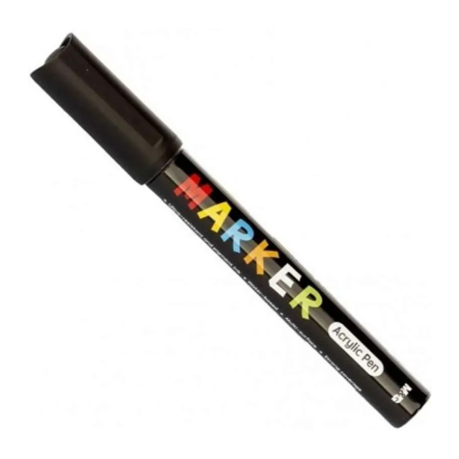 

M&G SPIDOL AKRILIK ACRYLIC MARKER PEN BLACK