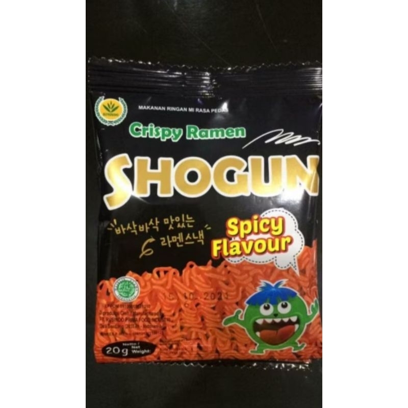 

mie remes/ mie ramen/ mie remes crispy ramen Shogun 1renceng isi 10pcs