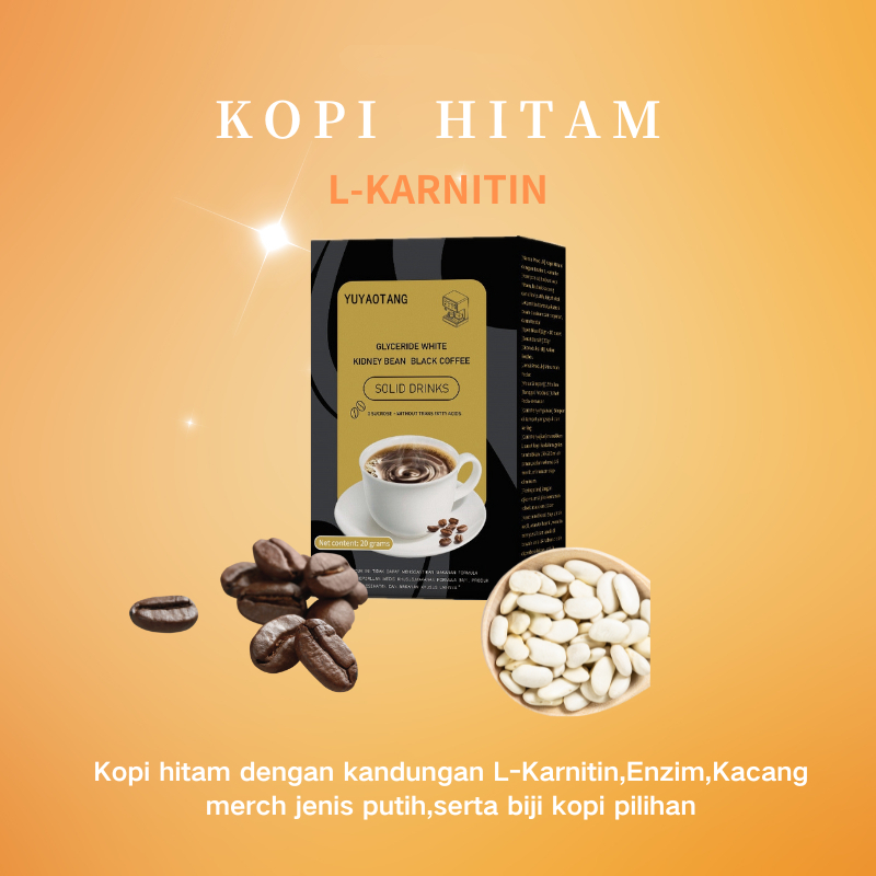 

YUYAOTANG Kopi Hitam Dengan Enzim L-karnitin ( BISA COD )