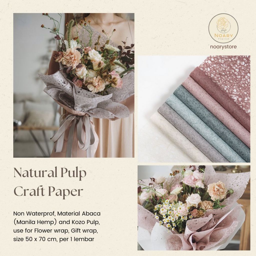 

NATURAL PULP CRAFT PAPER