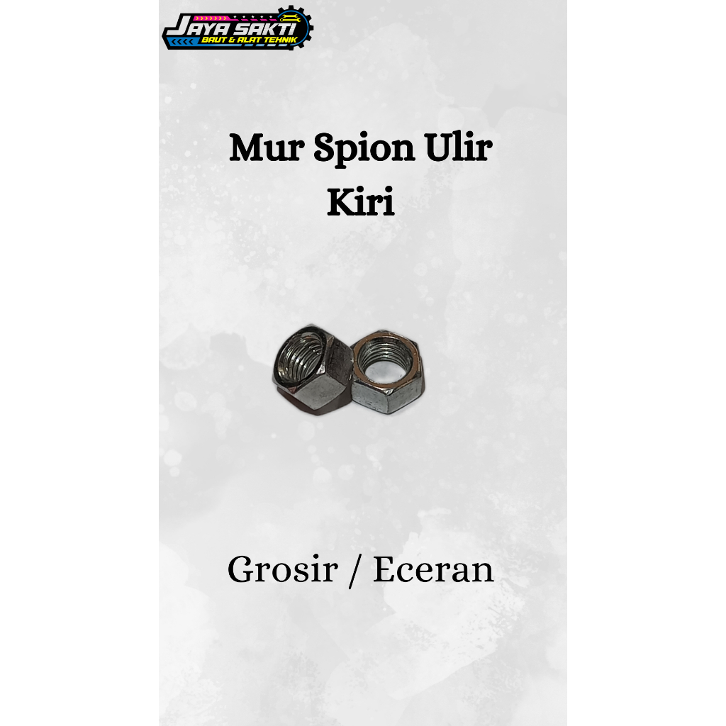 Mur Drat Kiri I Mur Spion Drat Kiri I Mur Ulir Kiri I M10 Kunci 14