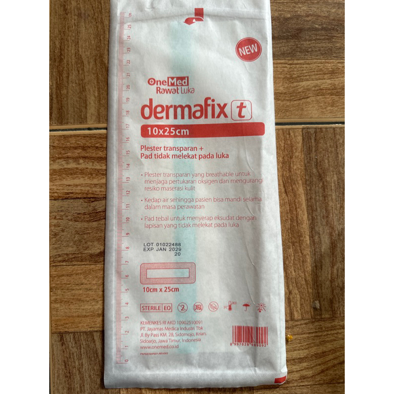 Dermafix T plester anti air 10x25cm