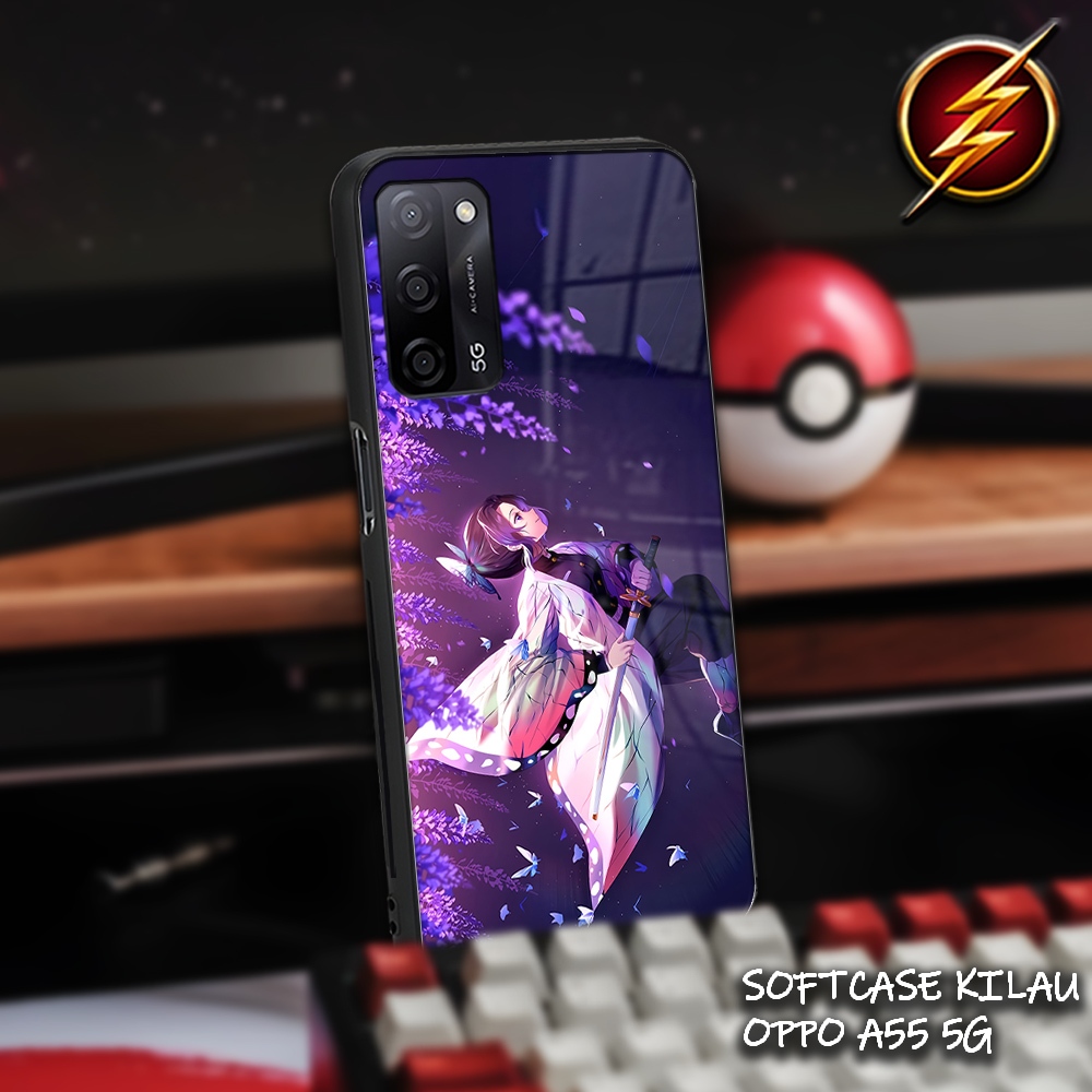 SC16 Softcase Kilau OPPO A55 | Casing Silicon Mika | Kesing Oppo A55 Shinobu Kocho | Case Oppo Keren