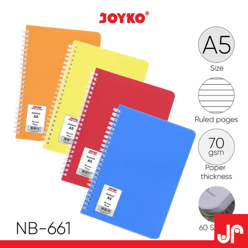 

JOYKO NOTEBOOK A5 NB-661 BUKU AGENDA BERGARIS / BUKU CATATAN DIARY A5 NB-661