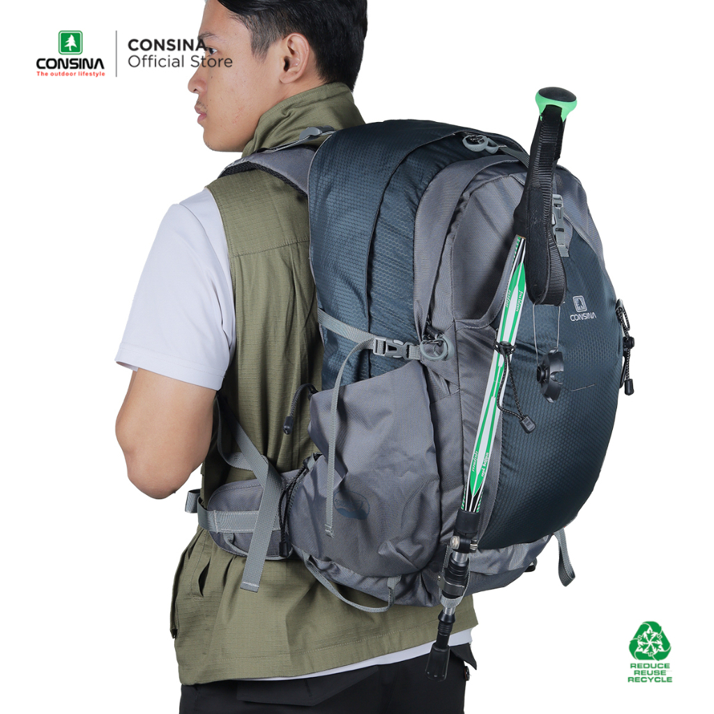 Consina Mont Blanc 30L Ransel Gunung Hiking Outdoor Trekking