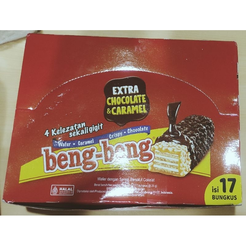 

Beng Beng Chocolate Wafer Reguler 1 dus 17 pcs