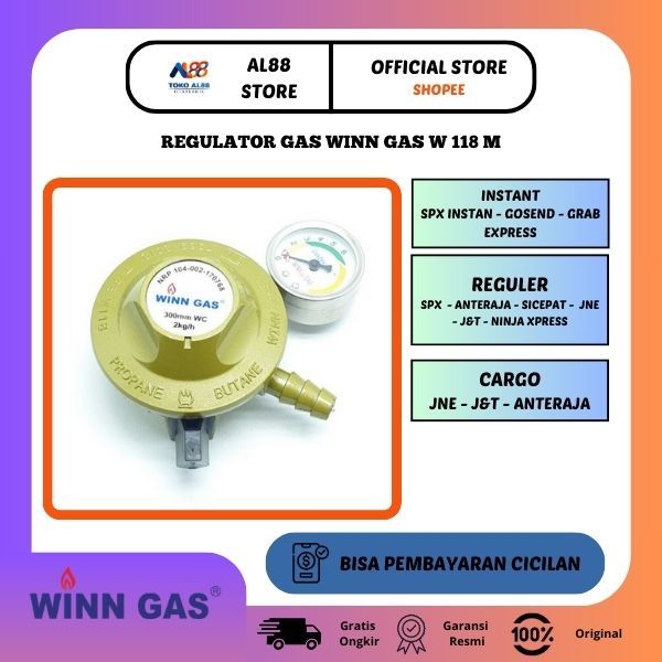 Regulator Gas Winn Gas W 118 M